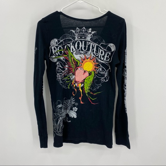 Bejeweled Susan Bixel Long Sleeve Shirt Small - Picture 4 of 9